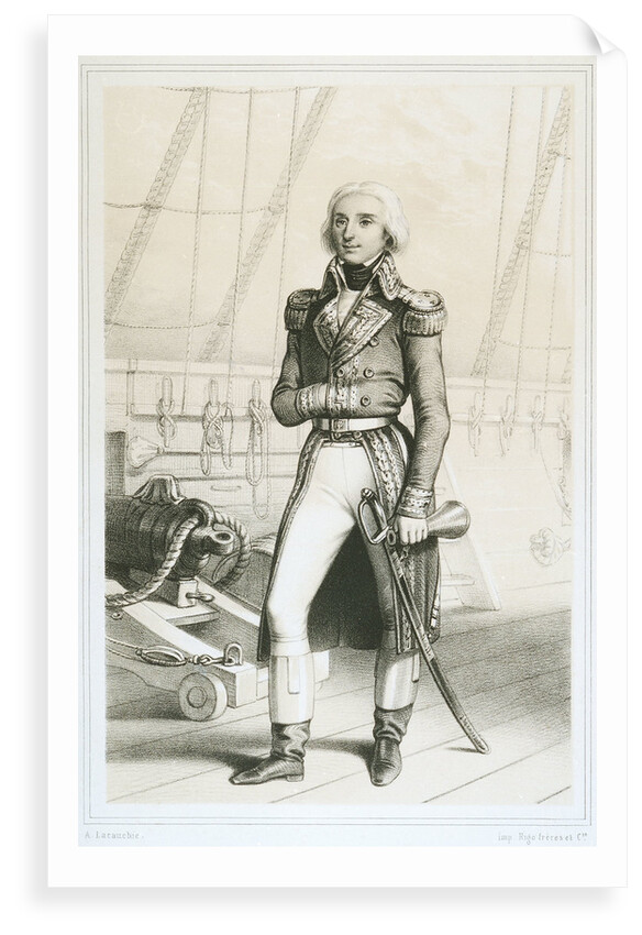 Francis Paul Count De Brueys, French Admiral by Alexandre Lacauchie