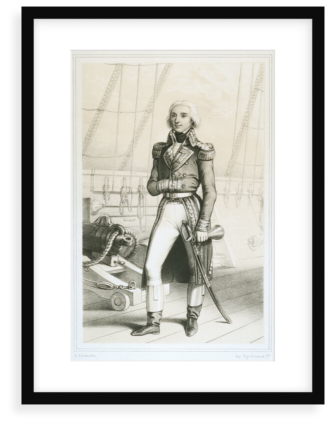 Francis Paul Count De Brueys, French Admiral by Alexandre Lacauchie