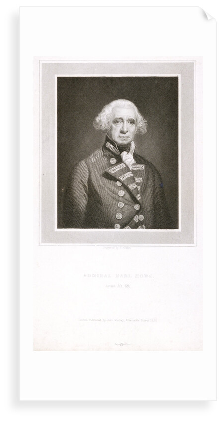 Admiral Earl Howe, Anno AEt 69' by John Singleton Copley