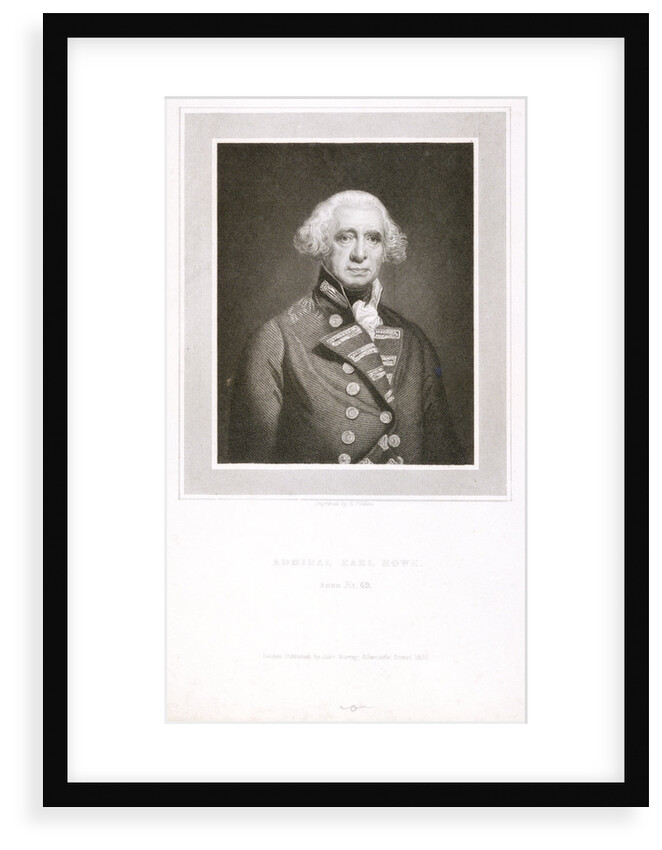 Admiral Earl Howe, Anno AEt 69' by John Singleton Copley