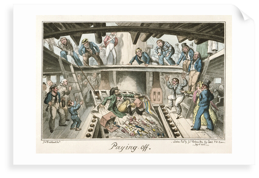 Paying Off' by George Cruikshank