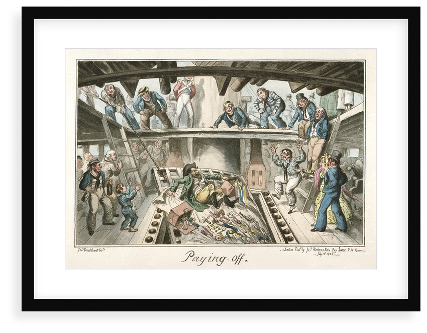 Paying Off' by George Cruikshank