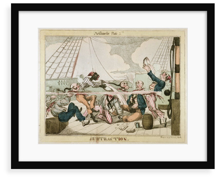 Subtraction, Arithmetic Plate 2nd by H. Heath