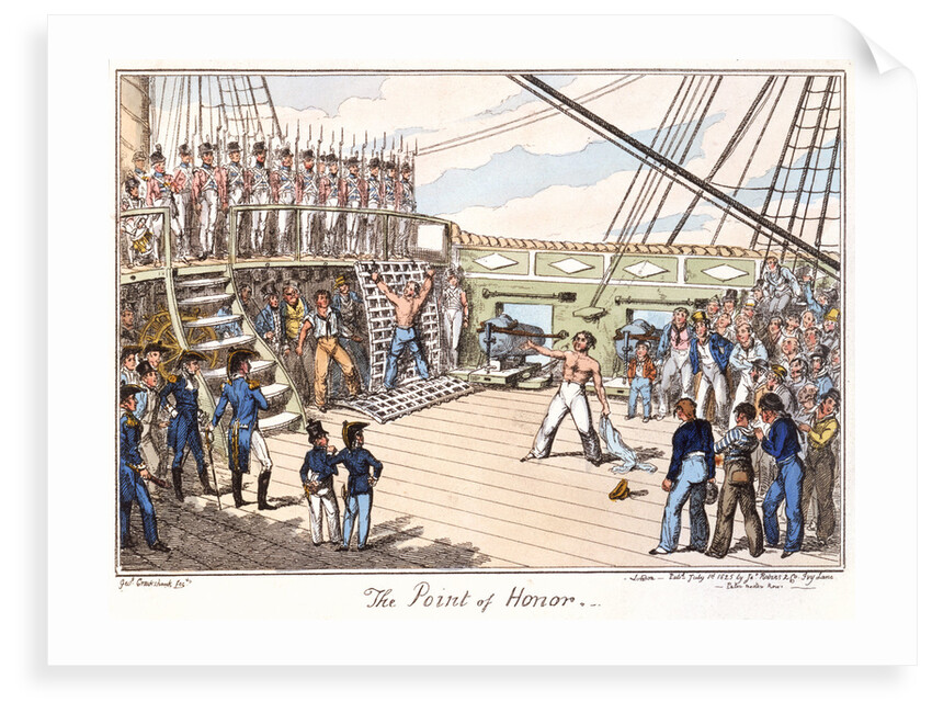 The Point of Honour by George Cruikshank