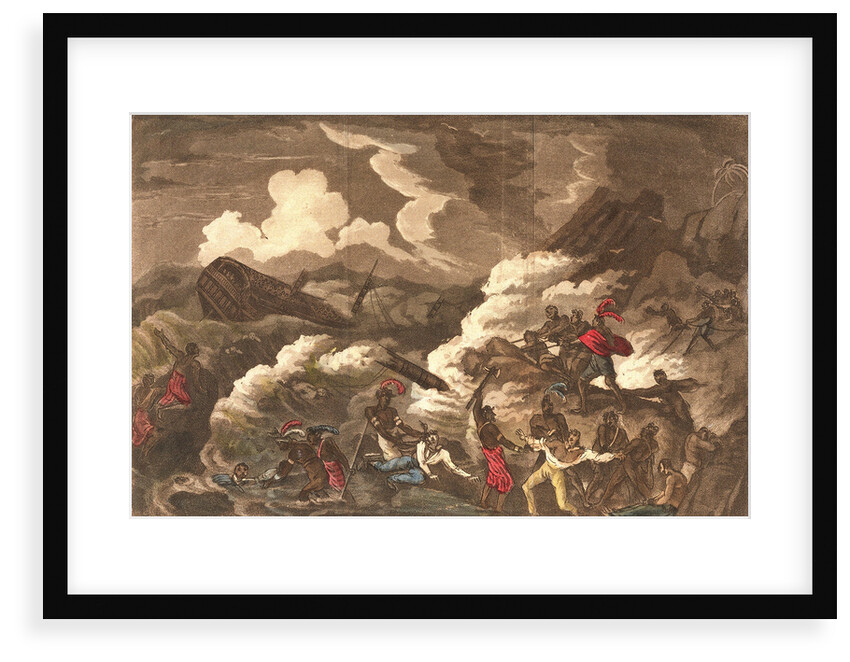 Loss of HMS 'Litchfield' off the coast of Barbary, 30 November 1758 by unknown