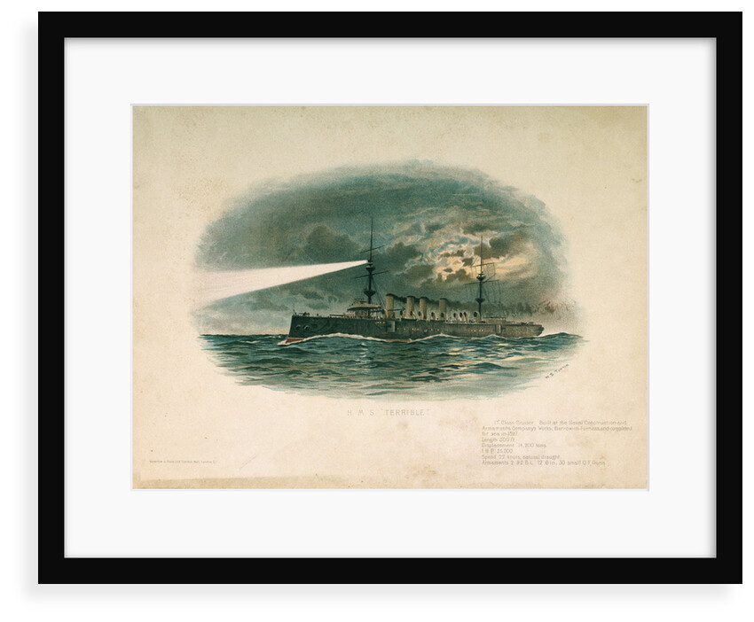 HMS 'Terrible' (Br, 1897) by W.S. Tomkin