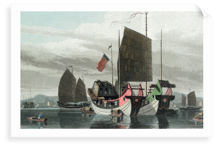 Chinese Junks by Thomas Daniell