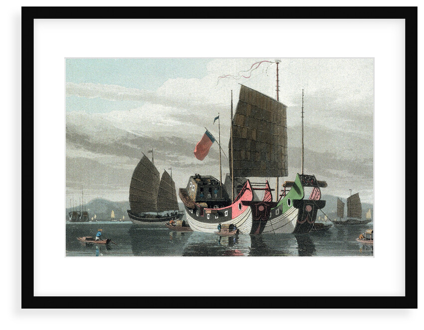 Chinese Junks by Thomas Daniell