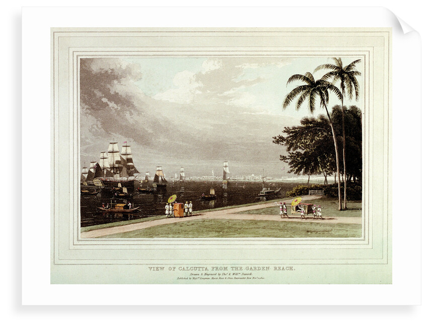 View of Calcutta from the Garden Reach by Thomas Daniell