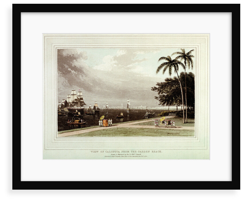 View of Calcutta from the Garden Reach by Thomas Daniell