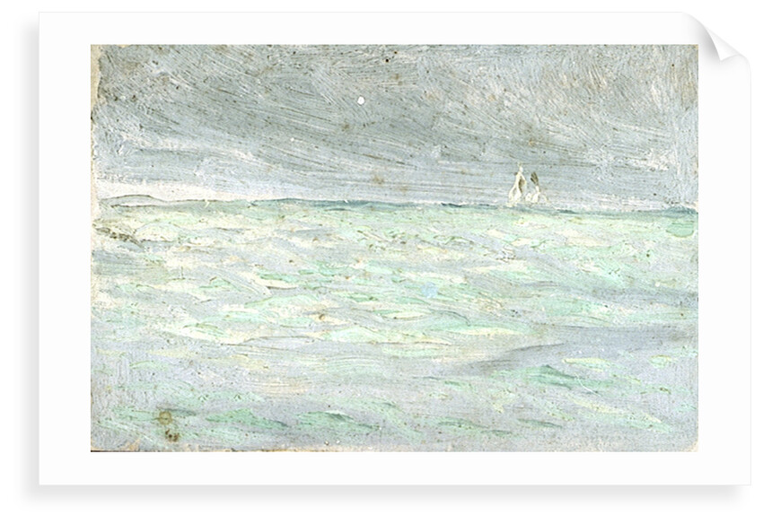 Study of Sea and Sky with a Distant Sailing Ship by William Lionel Wyllie