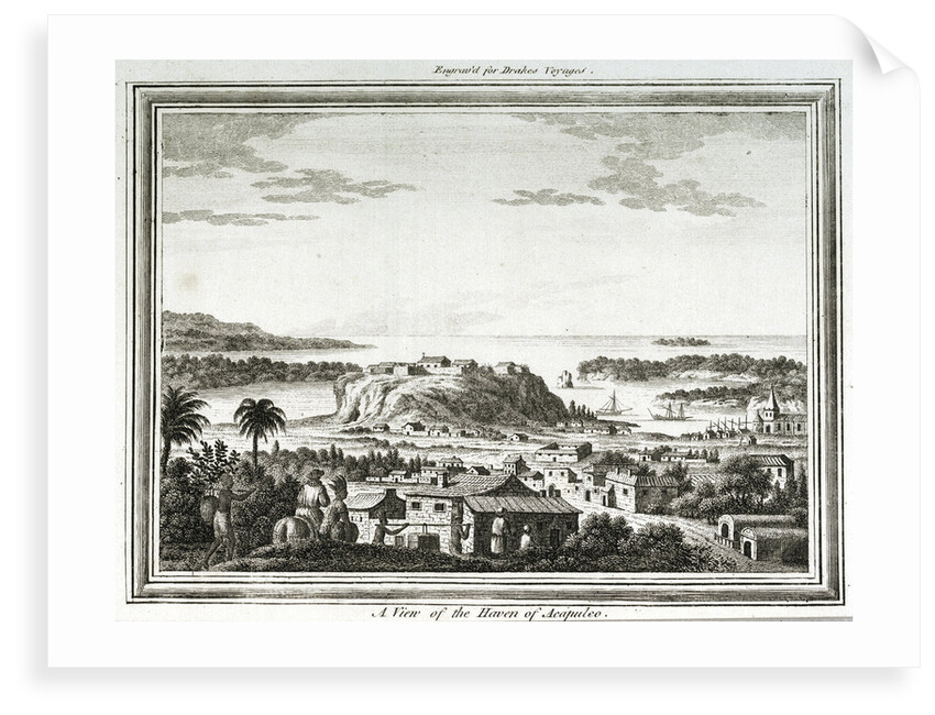 A view of the haven of Acapulco by unknown