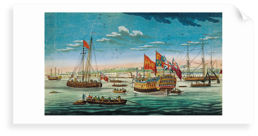 A view of His Majesty's dockyard at Chatham by John Cleveley
