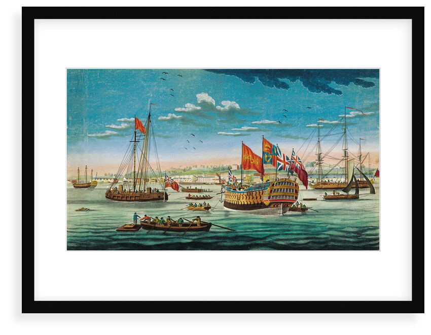 A view of His Majesty's dockyard at Chatham by John Cleveley