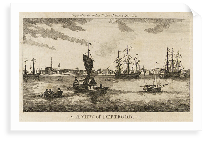 A View of Deptford. Engraved for the Modern Universal British Traveller by Unknown