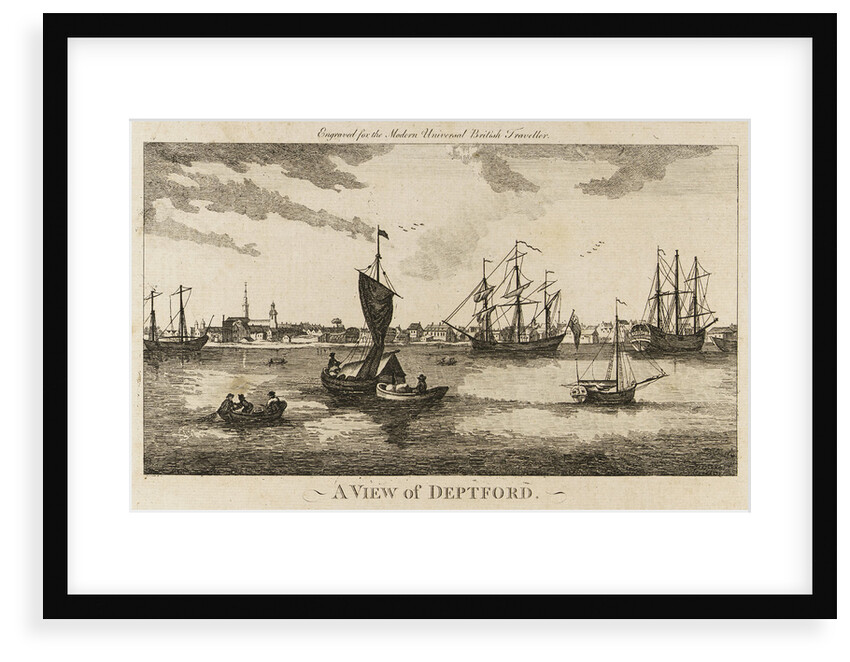 A View of Deptford. Engraved for the Modern Universal British Traveller by Unknown
