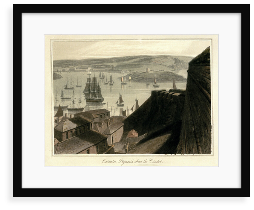 Catwater, Plymouth, from the Citadel by William Daniell