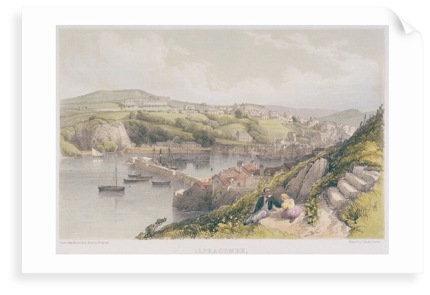Ilfracombe, from the Lantern Hill, North Devon No.1 by W. Spreat