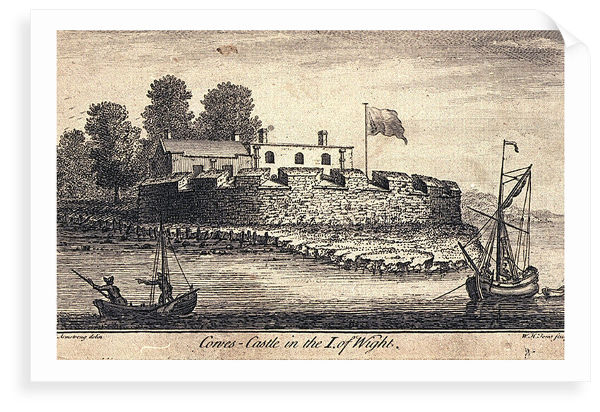 Cowes Castle in the Isle of Wight by J Armstrong