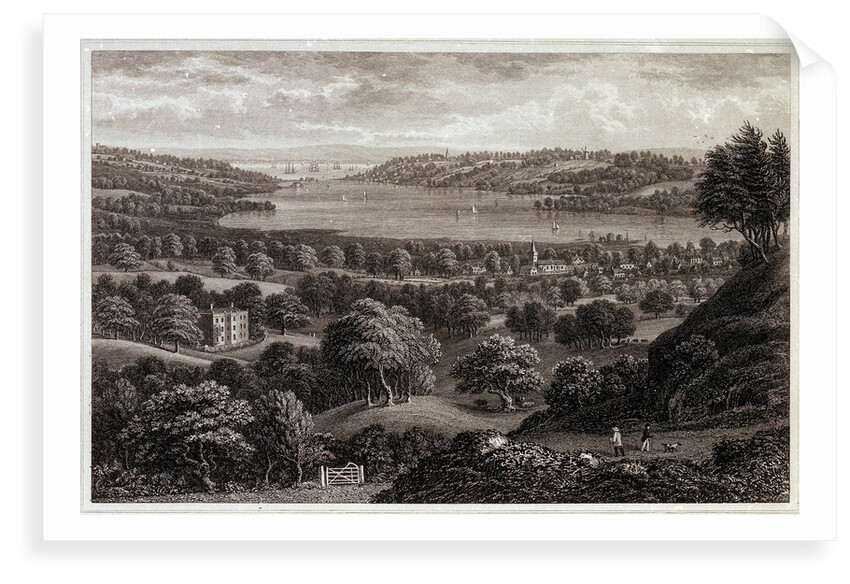 View from Nunwell Down by George Brannon