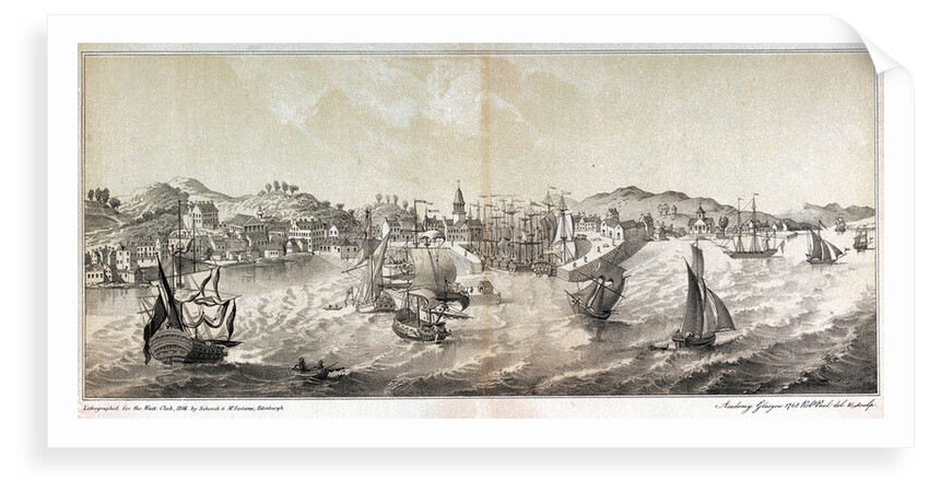 A view of Greenock 1768 by unknown