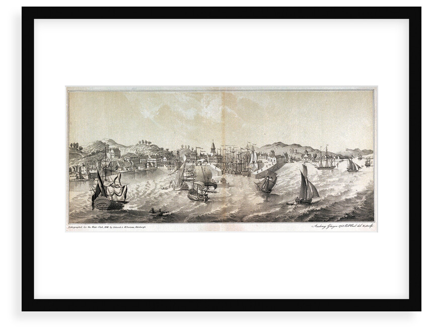 A view of Greenock 1768 by unknown