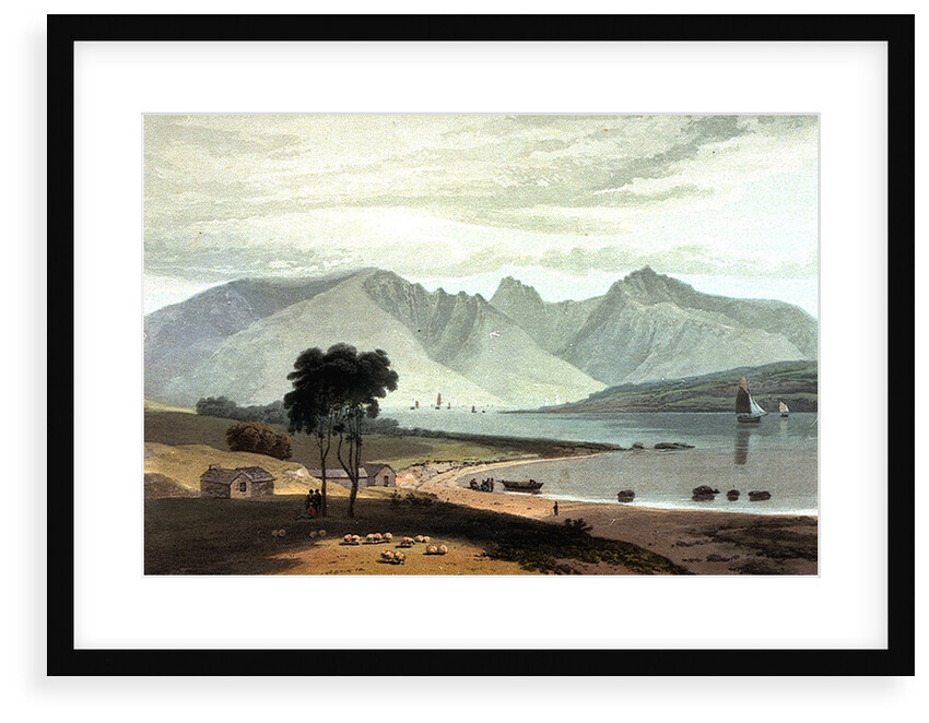 The Isle of Arran, taken near Ardrossan by William Daniell
