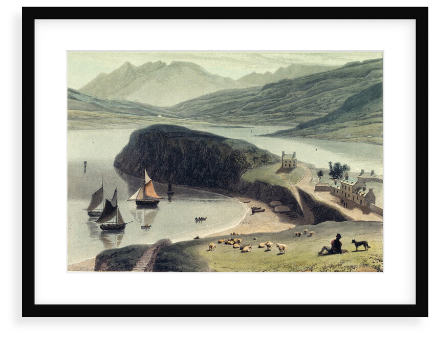 Portree on the Isle of Skye by William Daniell