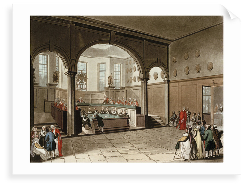 Doctors commons by Thomas Rowlandson