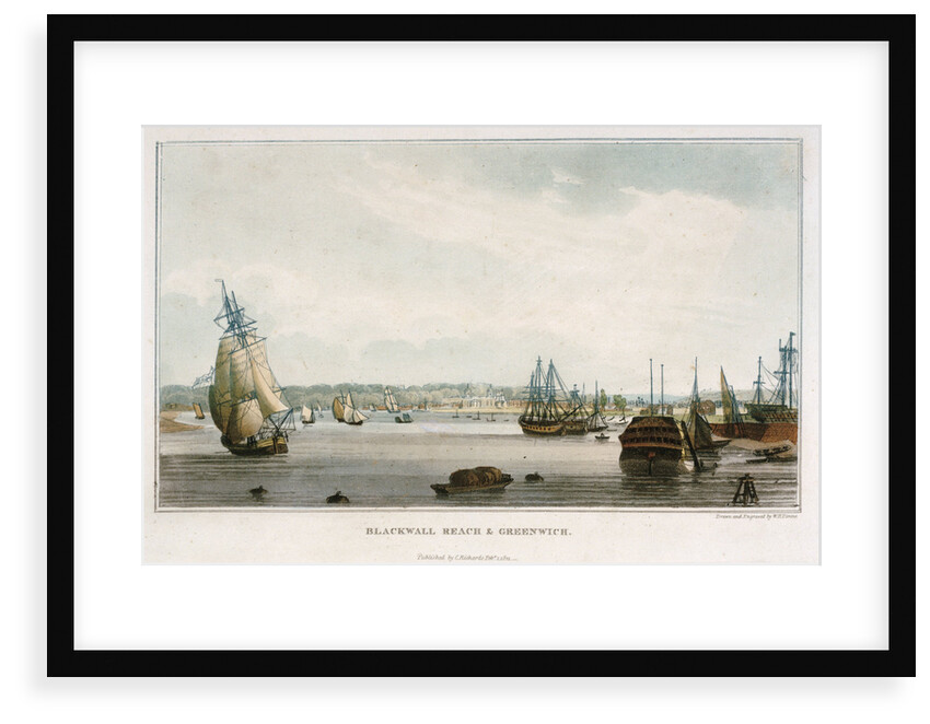 Blackwall Reach & Greenwich by W.H. Timms