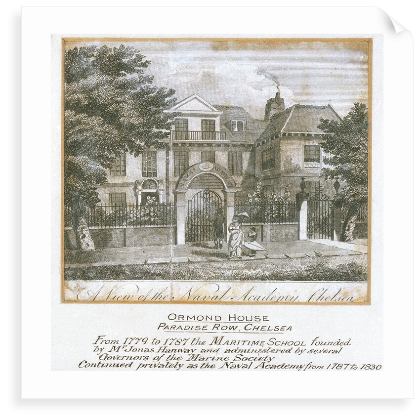 A view of the Naval Academy, Chelsea by unknown