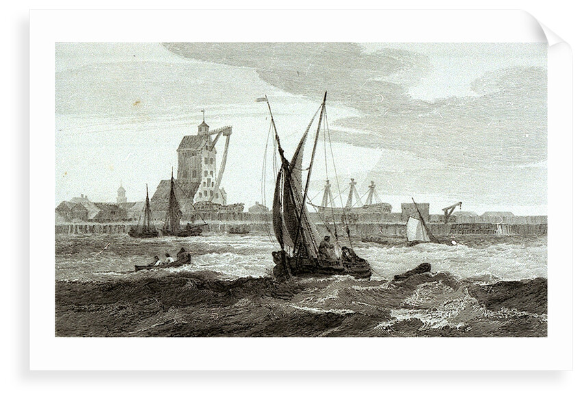 Mast House, Blackwall by William Bernard Cooke