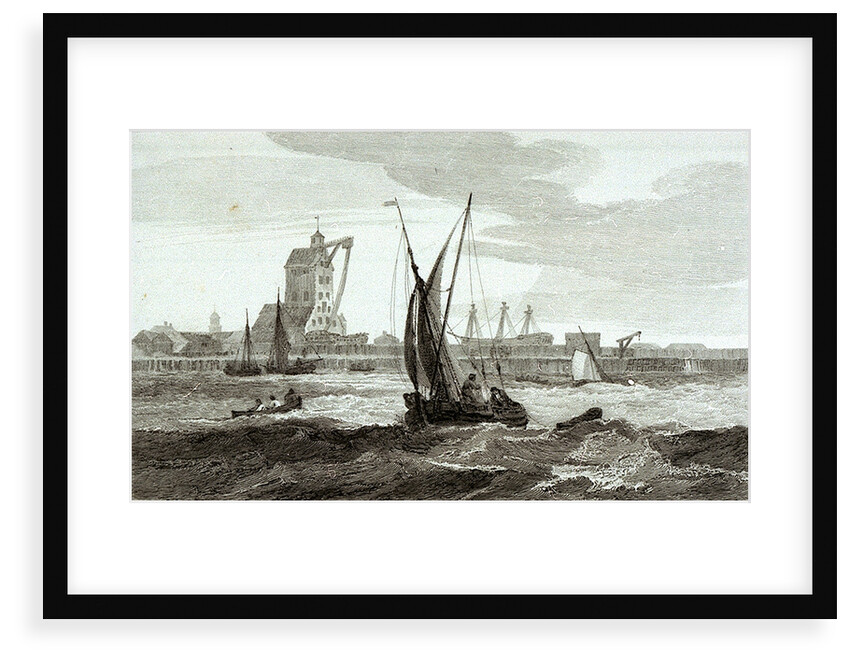 Mast House, Blackwall by William Bernard Cooke