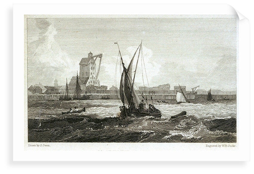 Mast House, Blackwall by William Bernard Cooke