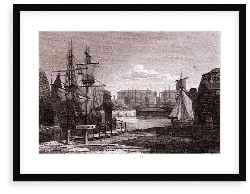 The Entrance to the London Docks by Catherine Nelson
