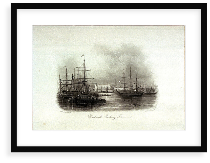 Blackwall Railway Terminus by J. & F. Harwood