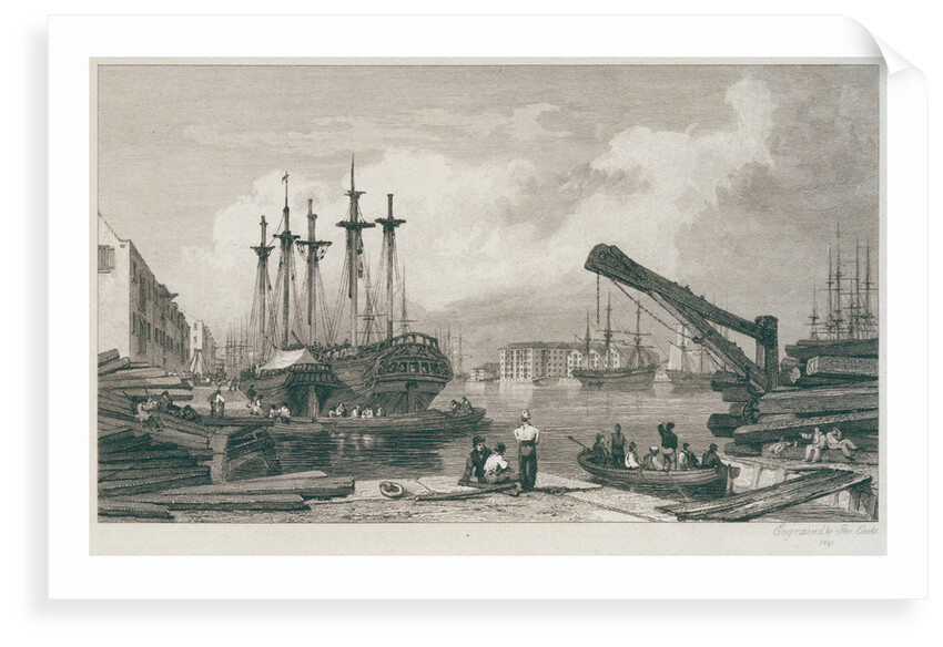 Commercial Docks by George Cooke