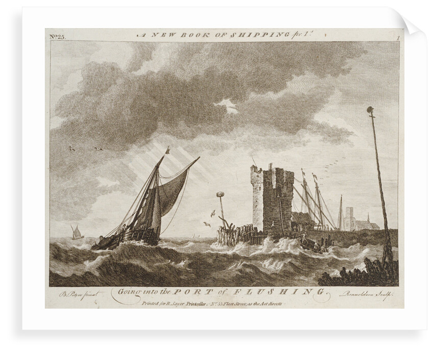 Going into the port of Flushing by B. Peters