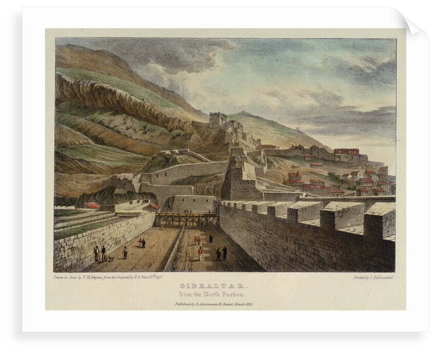 Gibraltar. From the North Bastion by H.A. West