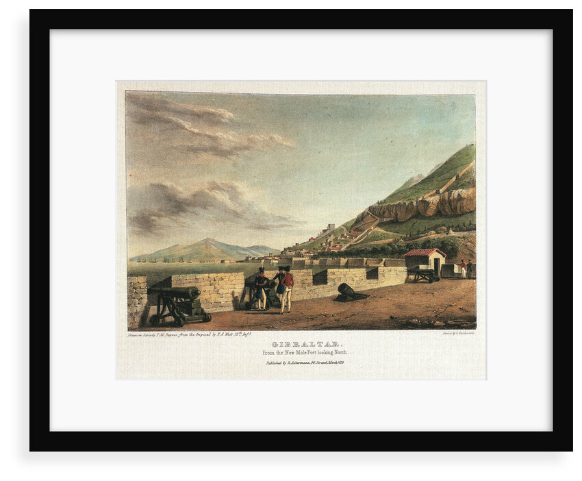 Gibraltar. From the New Mole Fort looking sorth by H.A. West