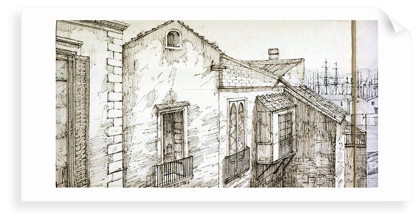 Panoramic view of Naples by Antonio Senape