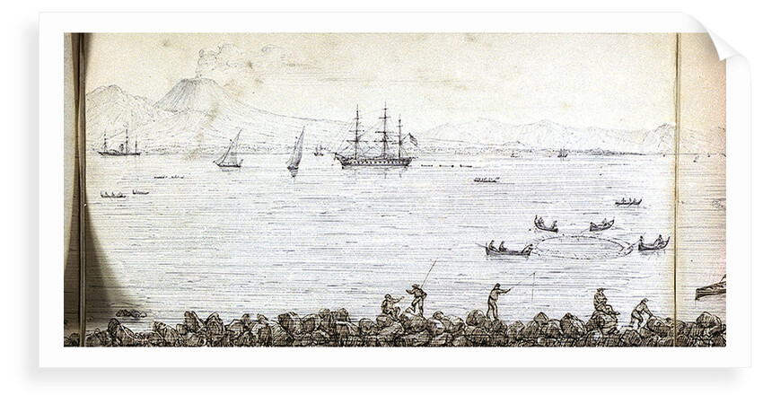 Panoramic view of Naples by Antonio Senape