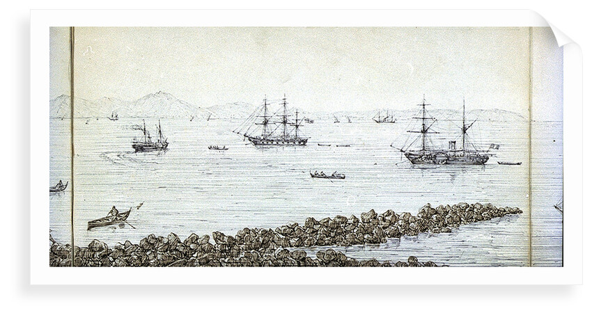 Panoramic view of Naples by Antonio Senape