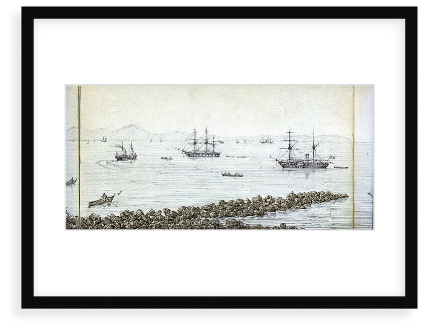 Panoramic view of Naples by Antonio Senape