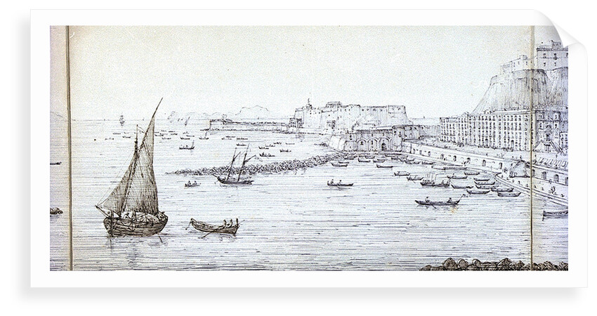 Panoramic view of Naples by Antonio Senape