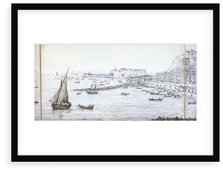 Panoramic view of Naples by Antonio Senape