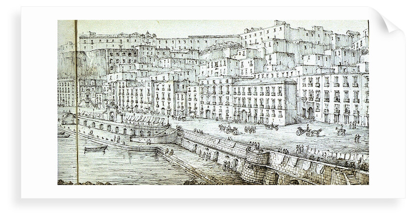 Panoramic view of Naples by Antonio Senape