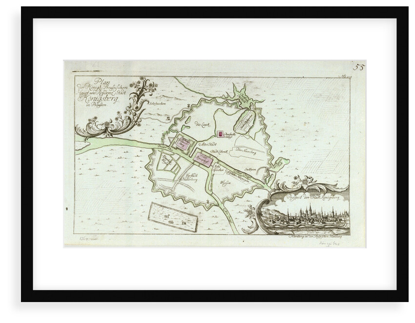 Plan der Konige: Preussischen Haupt und Residenz Stadt Konigsberg in Preussen by unknown