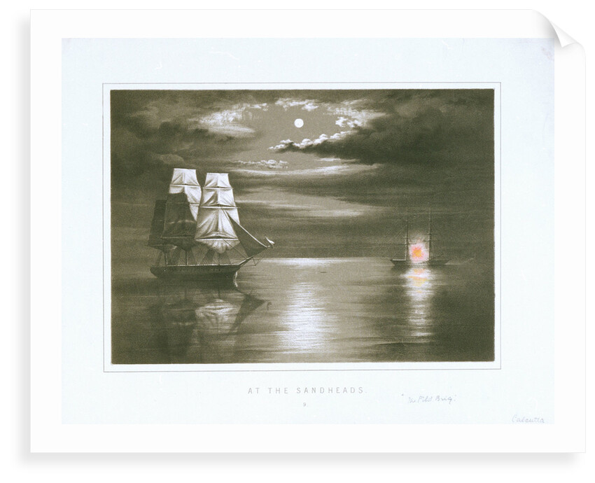 At the Sandheads. The Pilot Brig. Calcutta by unknown