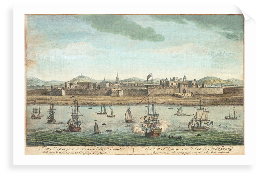 Fort St George on the Coromandel Coast by Jan van Ryne